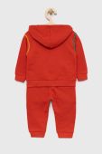 Дитячий бавовняний спортивний костюм United Colors of Benetton колір червоний (3051867)