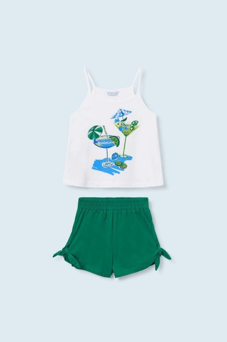 Дитячий бавовняний комплект Mayoral колір зелений (2954216)