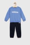 Дитячий спортивний костюм adidas I LIN FL колір блакитний