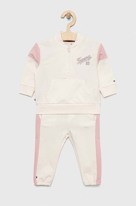 Cпортивний костюм для немовлят Tommy Hilfiger колір бежевий (2929265)
