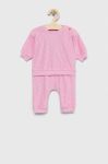 Cпортивний костюм для немовлят United Colors of Benetton колір рожевий