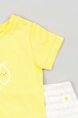 Дитячий бавовняний комплект zippy колір жовтий (3064556)
