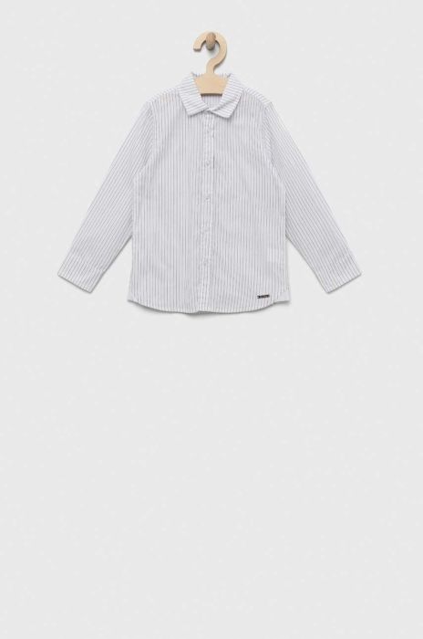 Дитяча бавовняна сорочка Birba&Trybeyond колір білий (3224474)
