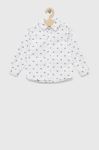 Дитяча бавовняна сорочка Birba&Trybeyond колір білий (3233372)