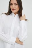Бавовняна сорочка Tommy Hilfiger жіноча колір білий relaxed класичний комір (2885265)