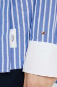 Сорочка Tommy Hilfiger жіноча relaxed класичний комір колір блакитний (3030780)