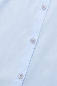 Сорочка PS Paul Smith жіноча relaxed класичний комір колір блакитний (2925742)