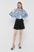 Блузка Guess жіноча візерунок колір блакитний (3187963)