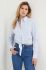 Сорочка Guess жіноча regular класичний комір колір блакитний (3211348)