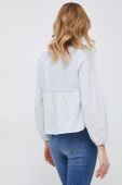 Бавовняна блузка Pepe Jeans Ella жіноча в смужку колір блакитний