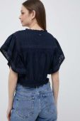 Бавовняна сорочка Pepe Jeans жіноча колір синій regular