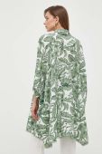 Бавовняна сорочка Twinset жіноча колір зелений relaxed класичний комір