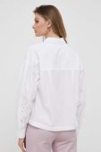 Бавовняна сорочка United Colors of Benetton жіноча колір білий relaxed класичний комір (3282506)