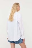 Бавовняна сорочка Pinko жіноча колір білий relaxed класичний комір (3241114)