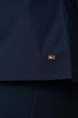 Бавовняна сорочка Tommy Hilfiger жіноча колір синій regular класичний комір (3007406)