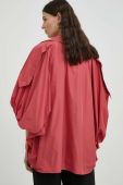 Блузка MMC STUDIO жіноча колір рожевий однотонна