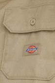 Сорочка Dickies жіноча колір зелений relaxed класичний комір