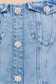 Джинсова блузка Miss Sixty жіноча колір блакитний
