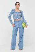 Джинсова блузка Miss Sixty жіноча колір блакитний