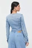 Джинсова блузка Miss Sixty жіноча колір блакитний