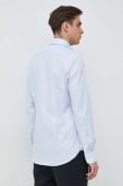 Сорочка Michael Kors чоловіча slim класичний комір колір блакитний (2974193)