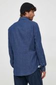 Джинсова сорочка Michael Kors чоловіча slim класичний комір колір блакитний (3600240)