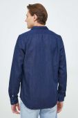 Сорочка PS Paul Smith чоловіча колір синій regular класичний комір (2921976)