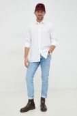 Бавовняна сорочка Paul&Shark чоловіча колір білий regular класичний комір
