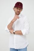 Бавовняна сорочка Paul&Shark чоловіча колір білий regular класичний комір