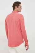 Бавовняна сорочка Polo Ralph Lauren чоловіча колір червоний regular комір button-down (2856471)