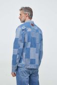 Джинсова сорочка Pepe Jeans Denton чоловіча regular класичний комір колір блакитний