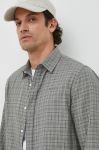 Бавовняна сорочка Pepe Jeans Lester чоловіча колір зелений slim класичний комір