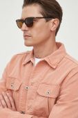 Джинсова сорочка Pepe Jeans Bailey Earth чоловіча колір помаранчевий regular класичний комір