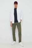 Бавовняна сорочка Pepe Jeans Fabio Чоловіча колір білий regular комір button-down