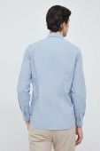 Бавовняна сорочка Pepe Jeans Peyton чоловіча slim комір button-down колір блакитний