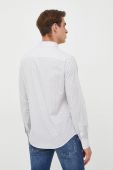 Сорочка Armani Exchange чоловіча колір бежевий slim комір button-down (2954416)