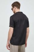 Сорочка Emporio Armani чоловіча колір чорний regular