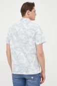 Бавовняна сорочка Guess чоловіча колір білий regular класичний комір