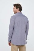 Бавовняна сорочка Tommy Hilfiger чоловіча колір синій slim комір button-down (3112503)