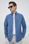 Бавовняна сорочка Tommy Hilfiger чоловіча regular класичний комір колір блакитний (3035752)