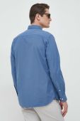 Бавовняна сорочка Tommy Hilfiger чоловіча regular класичний комір колір блакитний (3035752)