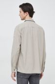 Сорочка Tommy Hilfiger чоловіча колір бежевий regular класичний комір