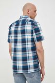 Бавовняна сорочка Tommy Hilfiger чоловіча колір синій regular комір button-down (3250806)
