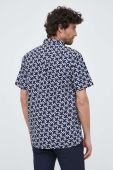 Бавовняна сорочка Tommy Hilfiger чоловіча колір синій regular комір button-down (3136549)