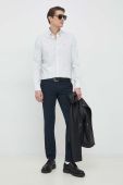 Бавовняна сорочка Tommy Hilfiger чоловіча колір білий slim комір button-down (3052014)