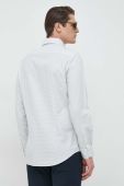 Бавовняна сорочка Tommy Hilfiger чоловіча колір білий slim комір button-down (3052014)