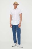 Сорочка United Colors of Benetton чоловіча колір білий regular класичний комір