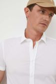 Сорочка United Colors of Benetton чоловіча колір білий regular класичний комір