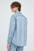 Джинсова сорочка Lee чоловіча relaxed комір button-down колір блакитний