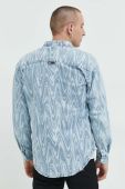 Джинсова сорочка Tommy Jeans чоловіча relaxed класичний комір колір блакитний (2974241)